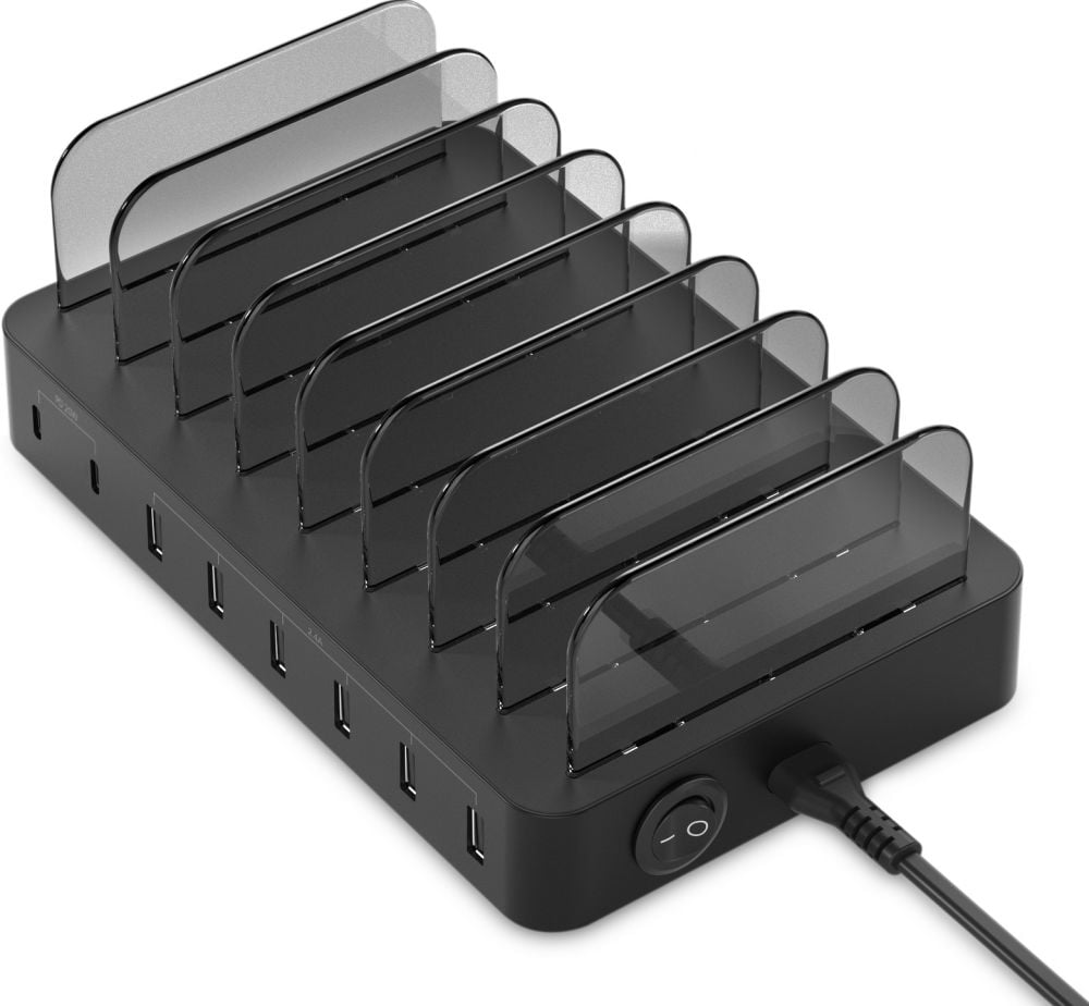 CONCEPTRONIC Lader 8Port 75W,2xUSB-C/6xUSB-A PD Desktop