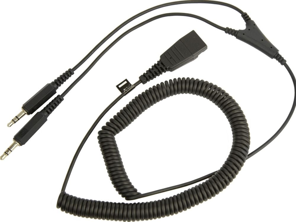 JABRA Jabra QD cord naar 2 x 3.5mm jack - Kabel voor headset