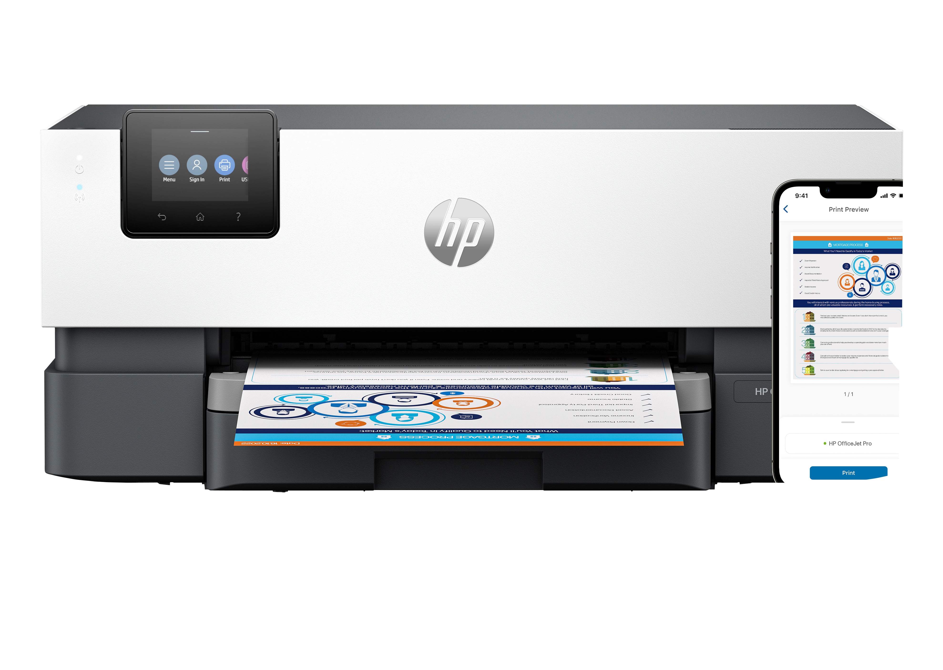 HP Officejet Pro 9110b - Printer