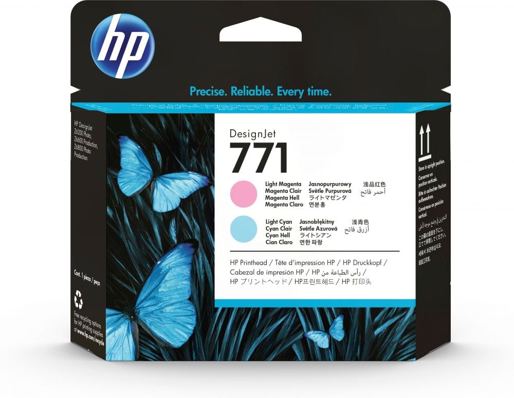HP 771 - Lichtmagenta, lichtcyaan