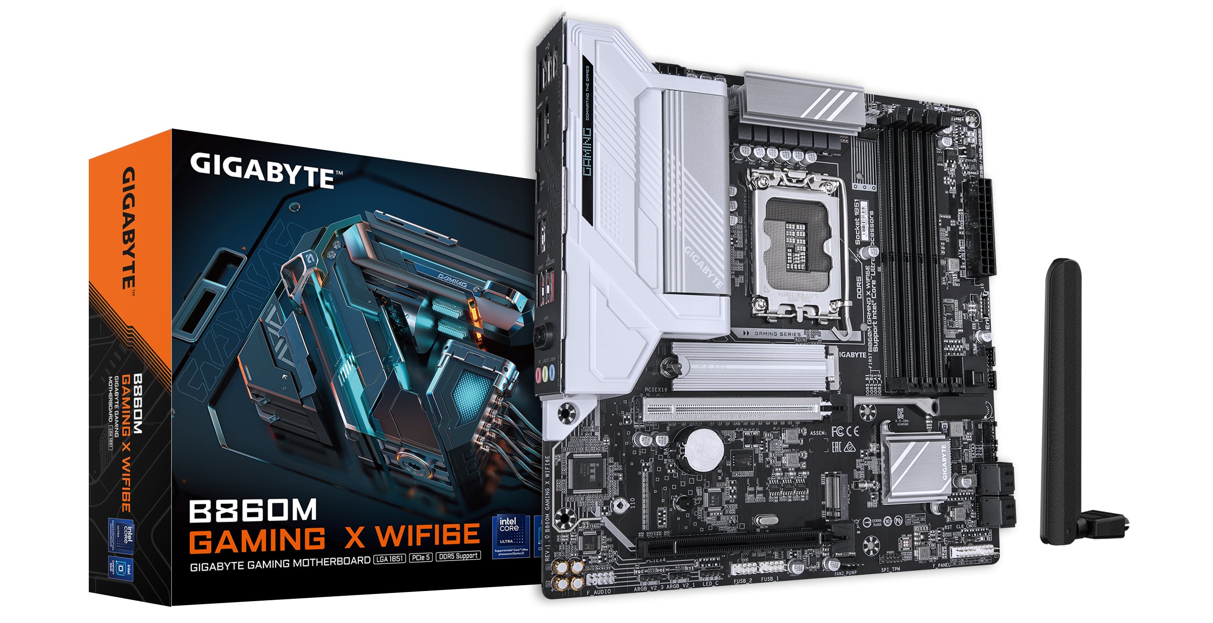 GIGABYTE GIGABYTE B860M GAMING X WIFI6E moederbord Intel B860 LGA 1851 (Socket V1) micro ATX