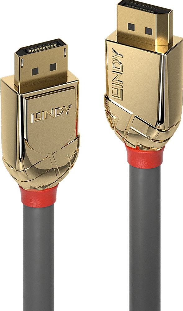 Lindy DisplayPort Kabel Gold Line 8K60Hz 1m