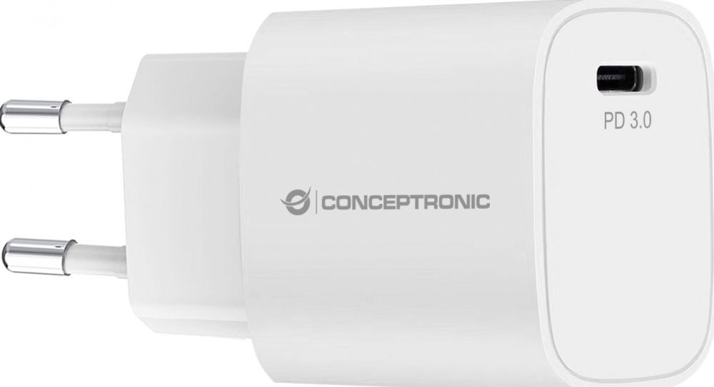CONCEPTRONIC Lader 1Port 20W,1xUSB-C Desk PD ws