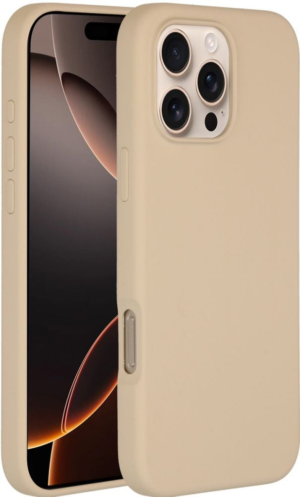 ACCEZZ Accezz Liquid Silicone Backcover met MagSafe iPhone 16 Pro Max - Stone