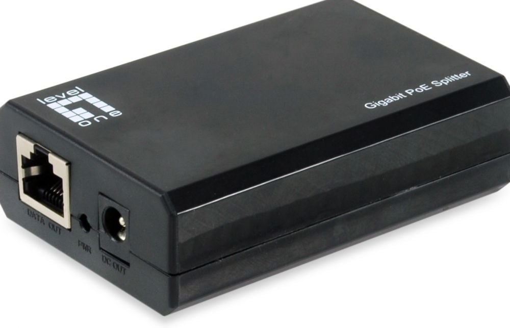 LevelOne 1x GE PoE-Splitter Adapter POS-5000 5W PoE