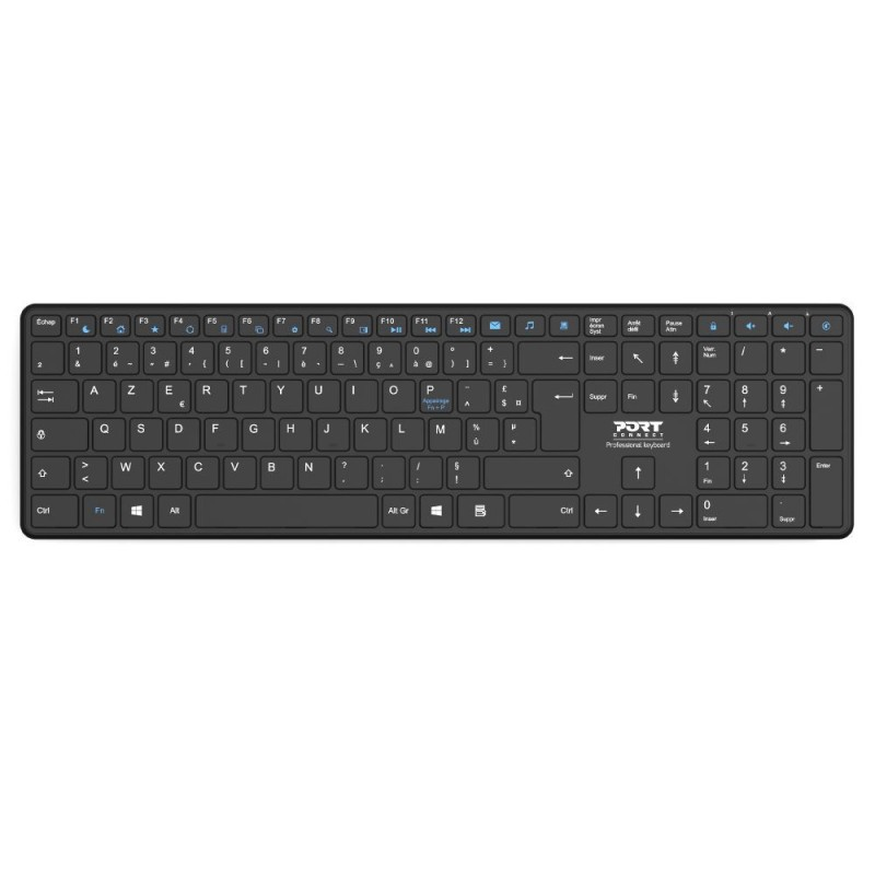 Port Designs QWI KEYBOARD OFFICE PRO RECHARGEABLE BLUETOOTH - Toetsenbord