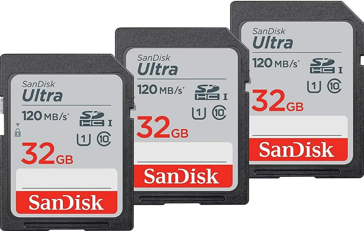 SanDisk Ultra SDHC 32GB 3Pack - Flashgeheugenkaart