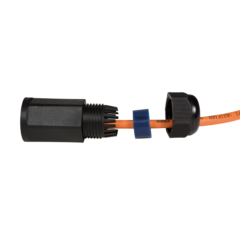 Logilink Patchkabelverbinder 2 x RJ45 verloop stekker wassergeschützt
