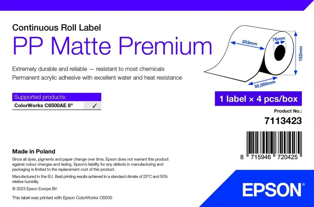 Epson Premium - Polypropyleen (PP)