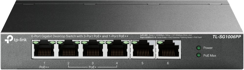 TP-Link TL-SG1006PP V1 - Switch