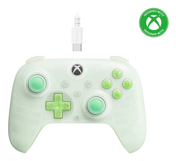 8Bitdo Ultimate Mini Wired Clear Green - Controller