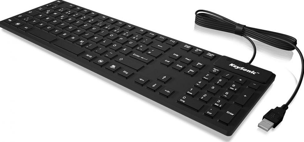 keyboard Keysonic KSK-8030IN (CH) Industrietastatur 105T black bulk