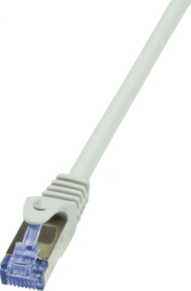 LogiLink CAT6A S/FTP Patchkabel AWG26 PIMF grijs 50m