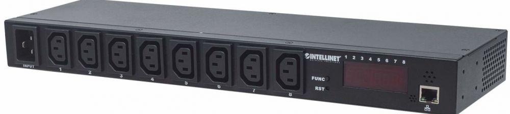 Intellinet 19" Kaltgerätebuchse 8-lade IP C13 PDU