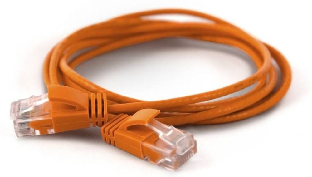 Wantec Patchkabel UTP CAT6a d=2,8mm 3,0m oranje