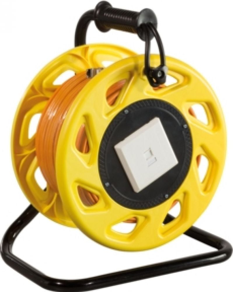 LogiLink 500 MHz netwerkkabel auf Trommel,Cat6A 60M,oranje