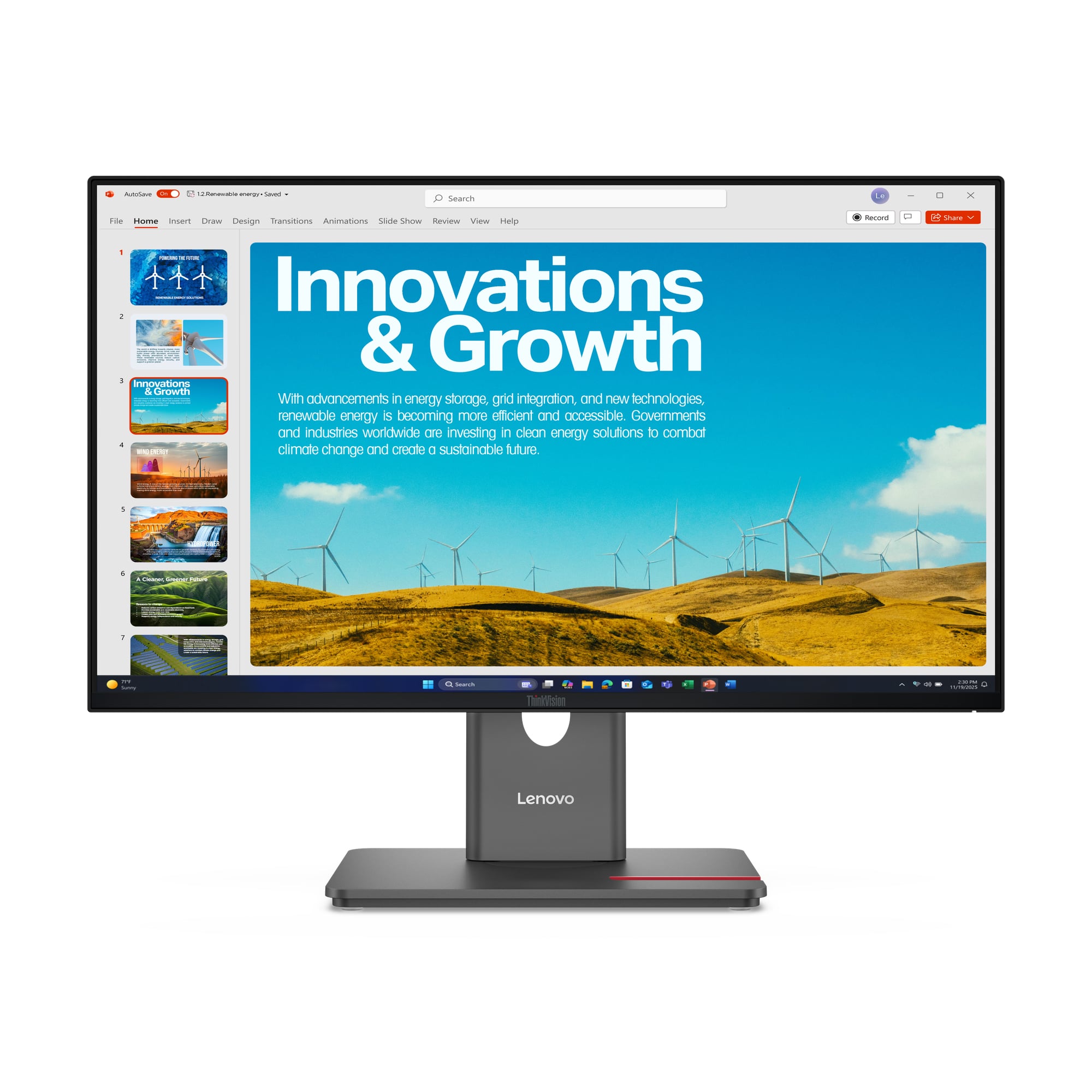 Lenovo ThinkVision P24QD-40 - LED-monitor