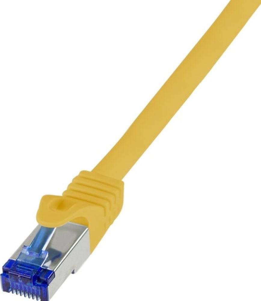 Logilink Patchkabel Ultraflex, Cat.6A, S/FTP, gelb, 1,5 m