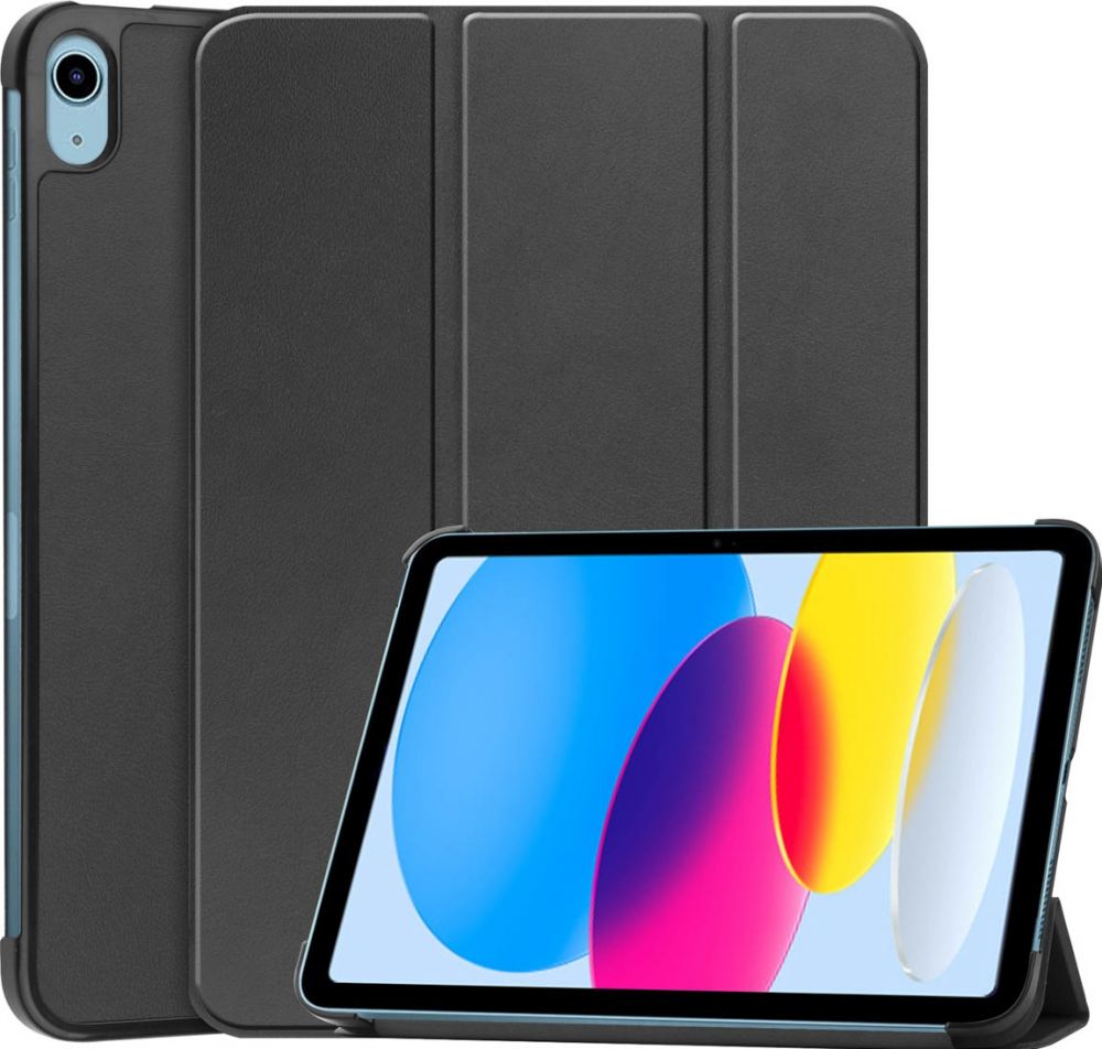 Accezz Trifold Bookcase iPad 10 (2022) 10.9 inch - Zwart