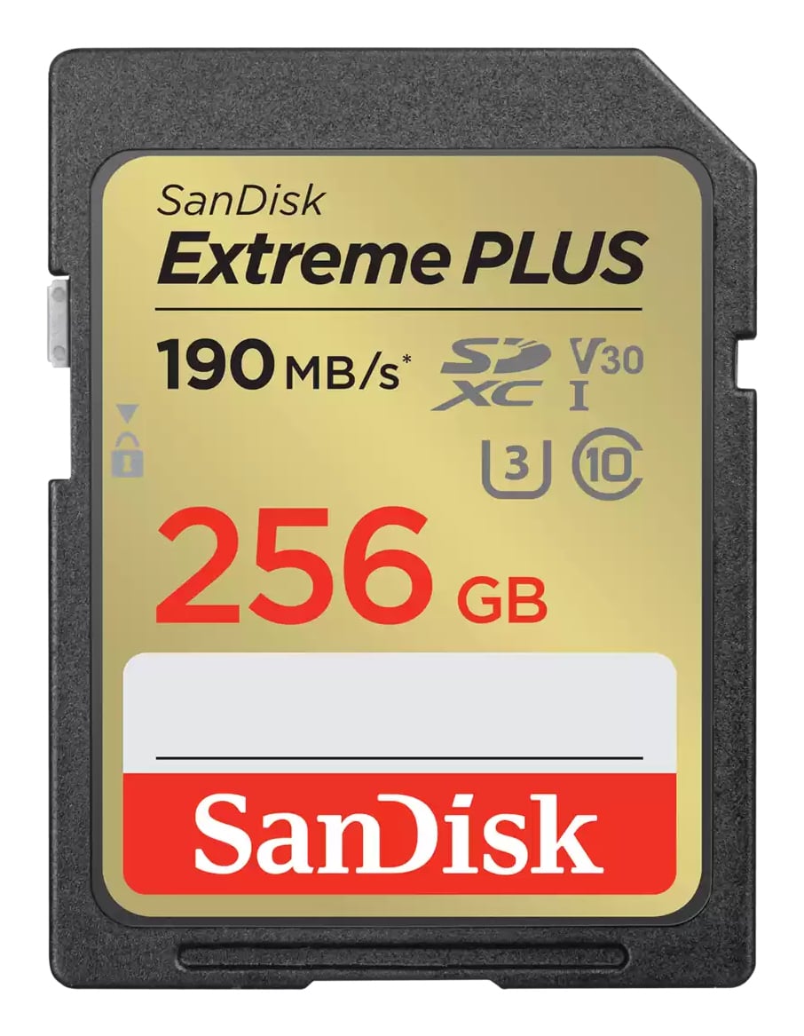 Sandisk Extreme Plus SDXC 256GB - Flashgeheugenkaart
