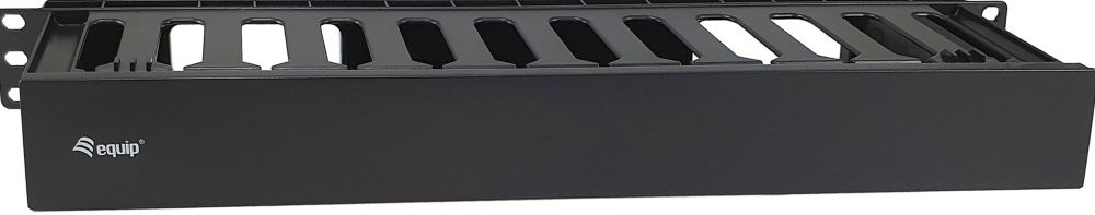 Equip 19" Kabelmanagement Panel abnehmbare Heckplatte zwart