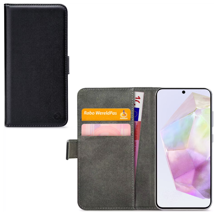 Mobilize Classic Gelly Wallet Bookcase Samsung Galaxy A35 - Zwart