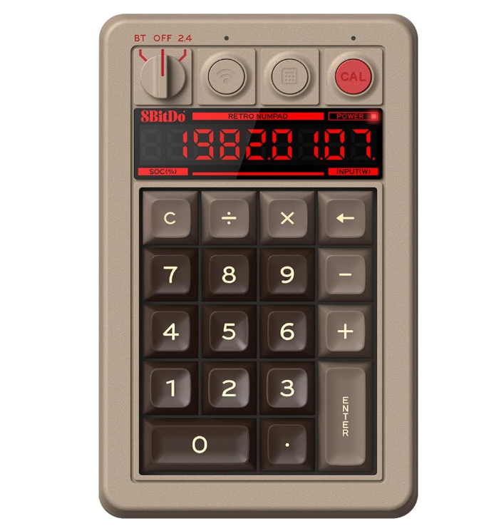 8Bitdo Retro 18 Mechanical Numpad C64 Edition - Numeriek toetsenbord