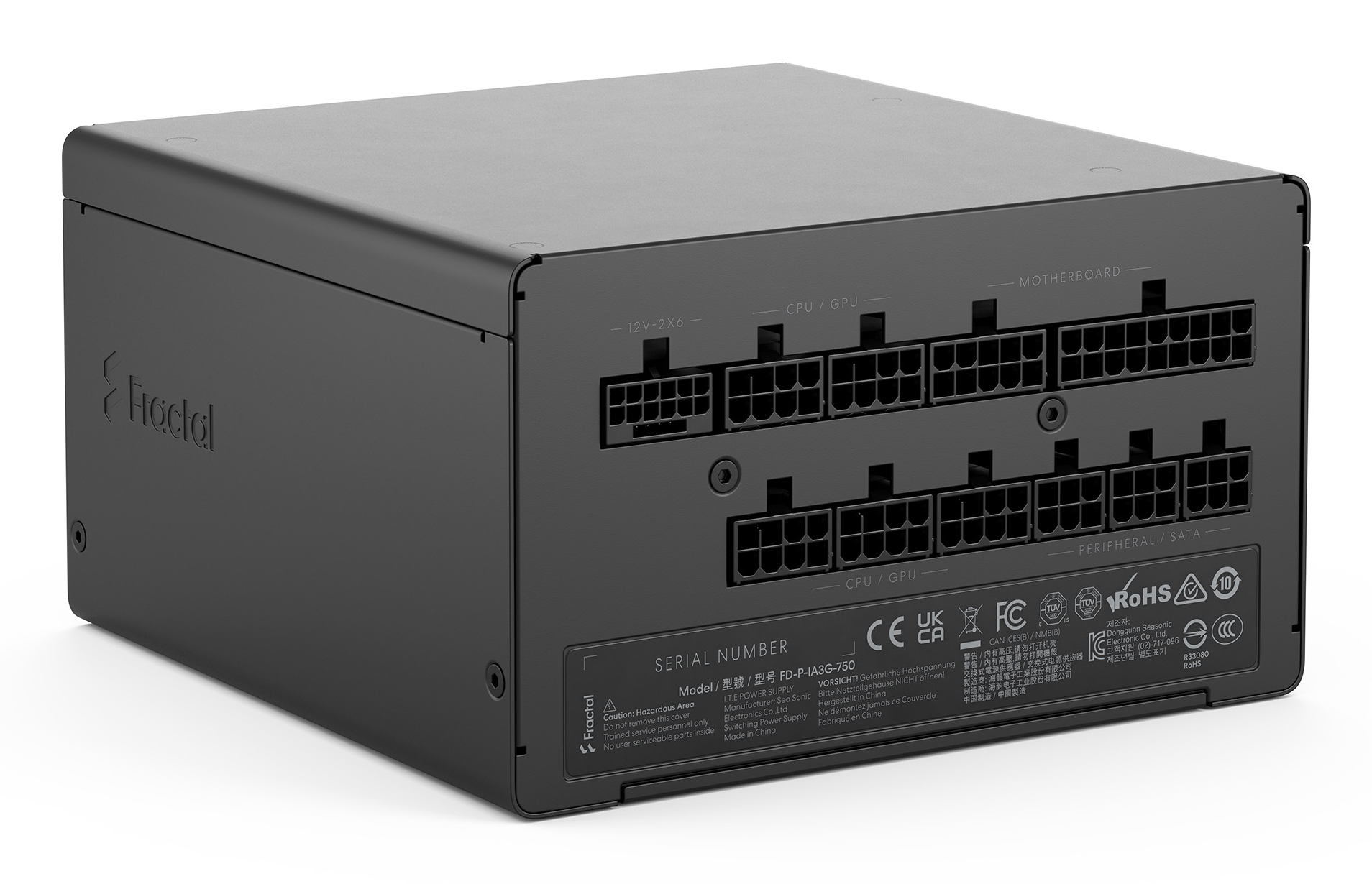 FRACTAL DESIGN Fractal Design ION Gold 750 Black - Voeding