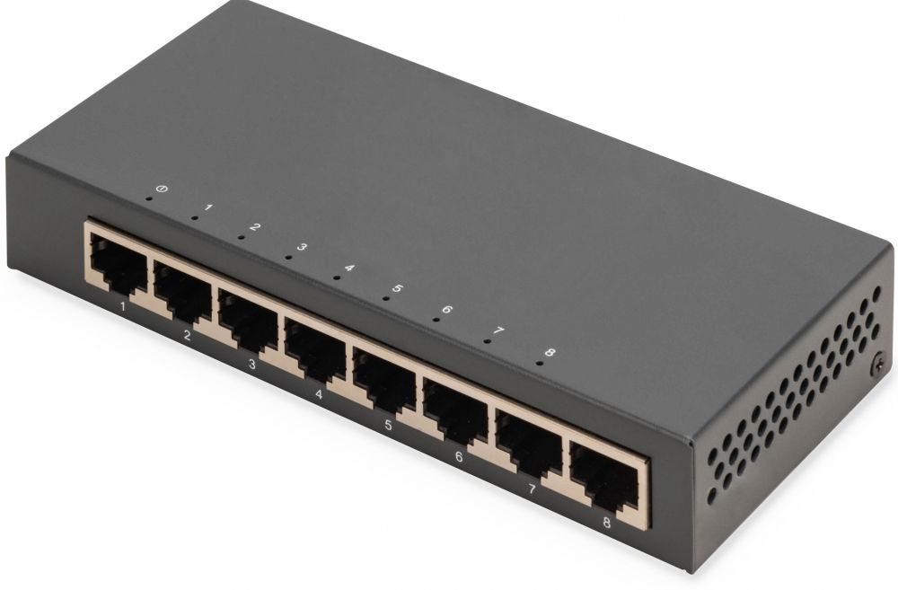 Digitus 8Port RJ 45 GE Switch 8x 10/ 100