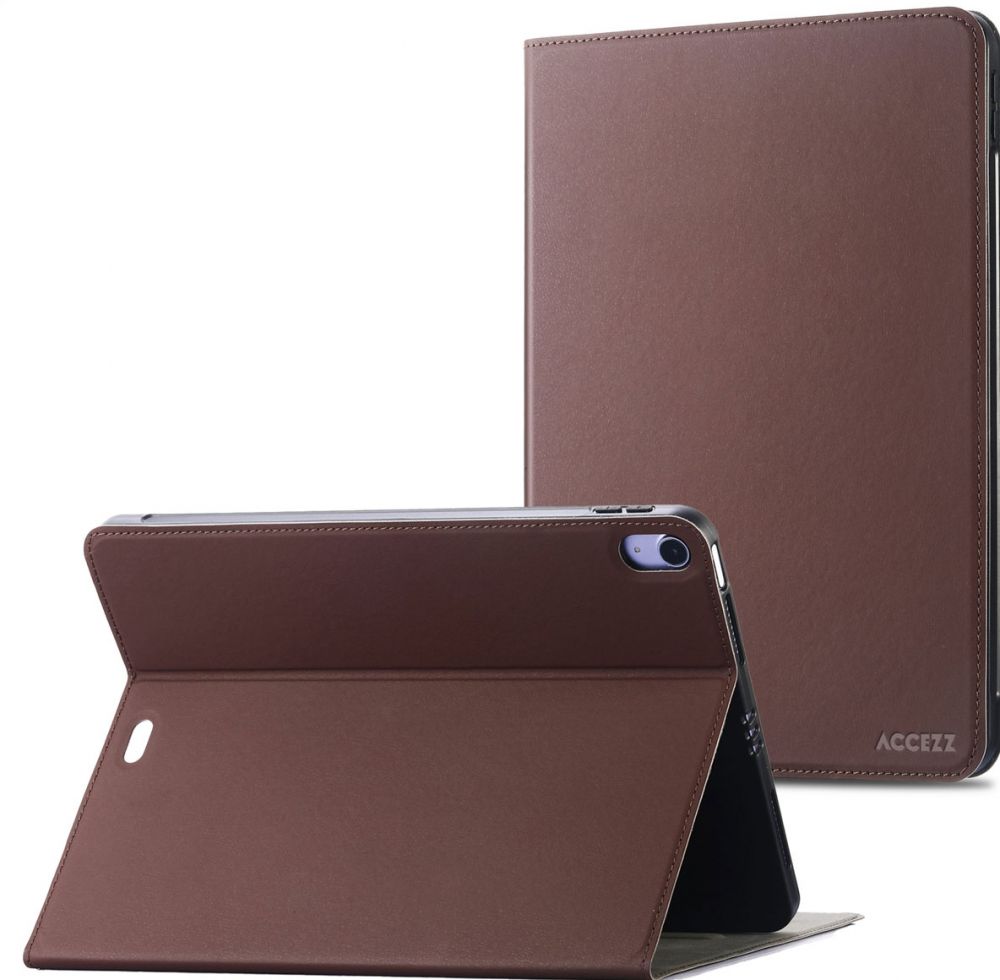 Accezz Classic Tablet Case iPad Air 11 inch (2024) M2 / Air 5 (2022) / Air 4 (2020) - Bruin