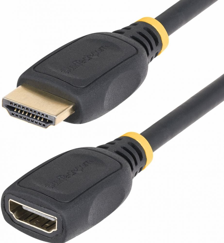 StarTech.com 3.3ft HDMI 2.0 Extension Cable, 4K 60Hz, MF - High Speed