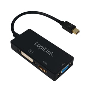 Logilink 4K Mini DisplayPort 1.2 zu DVI/HDMI/VGA Adapter
