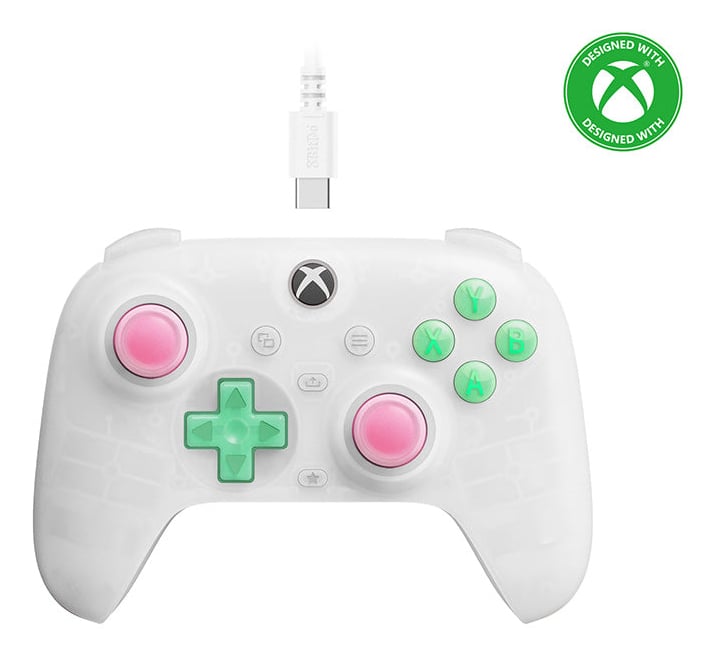 8Bitdo Ultimate Mini Wired Clear White - Controller