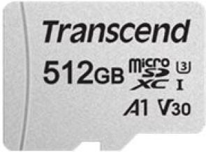 Transcend 300S - Flashgeheugenkaart (adapter inbegrepen)