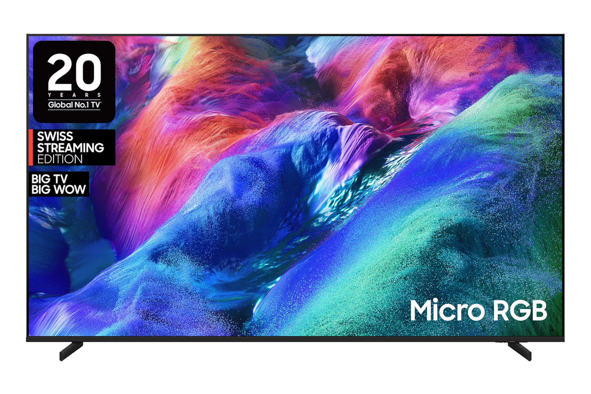 SAMSUNG 75I 4K / MICRO RGB / SMART TV / MOTION XCELERATOR / DVB-T2 DVB-C DVB-S2/ WI-FI ETHERNET / ZWART