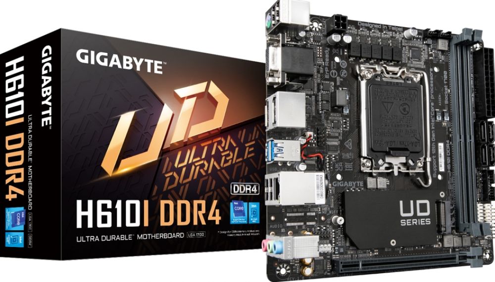 GIGABYTE H610I DDR4 - Moederbord