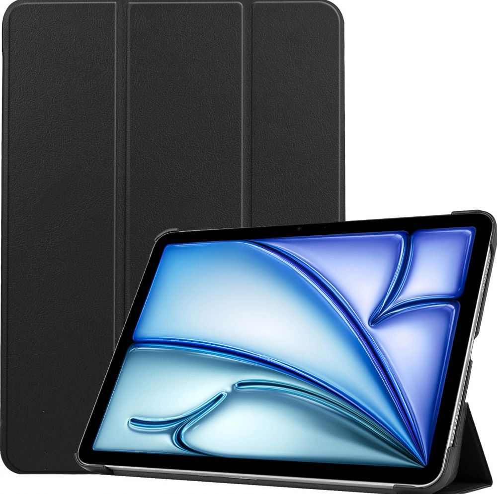 Accezz Trifold Bookcase iPad Air 13 inch (2024) M2 - Zwart