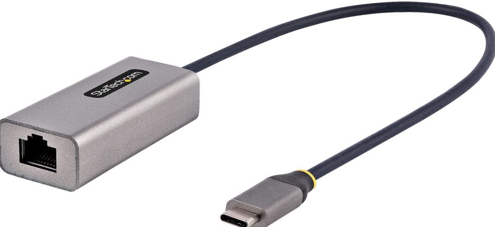 StarTech.com USB-C to Ethernet Adapter, 101001000 Mbps, Gigabit Network Adapter w ASIX AX88179A Chip, 1ft30cm Cable, USB Type C to RJ45 Ethernet