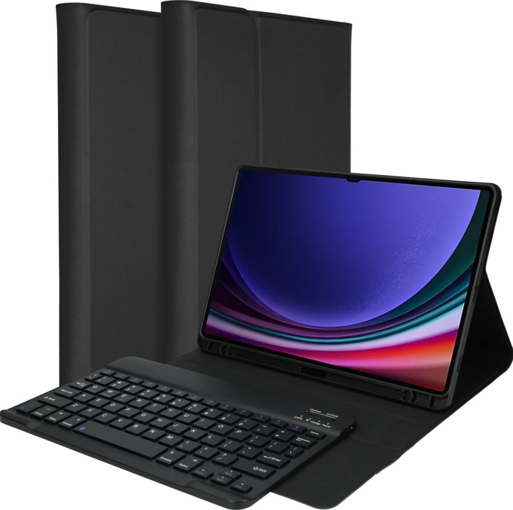 Accezz QWERTY Bluetooth Keyboard Bookcase Samsung Galaxy Tab S9 11.0 inch