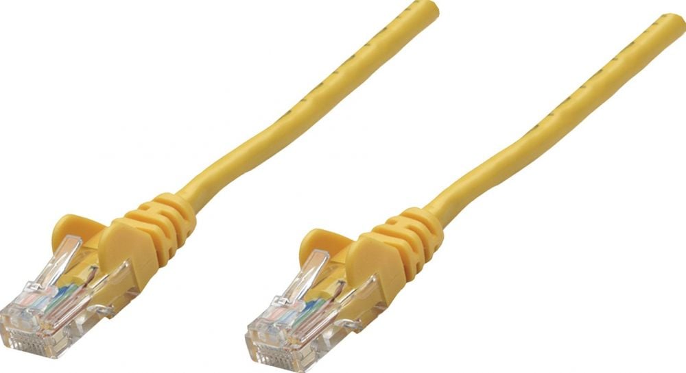 Intellinet Patchkabel Cat6A CU S/FTP LSOH 0.25m geel