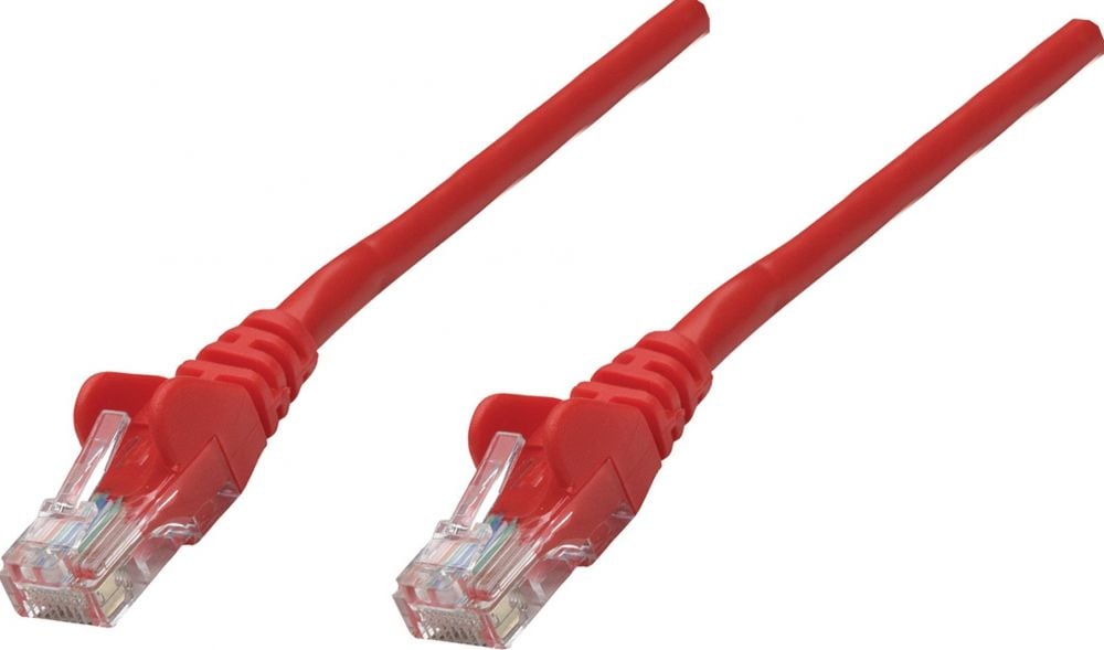 Intellinet Patchkabel RJ45 S/FTP Cat6 koper LSOH 1,5m rot