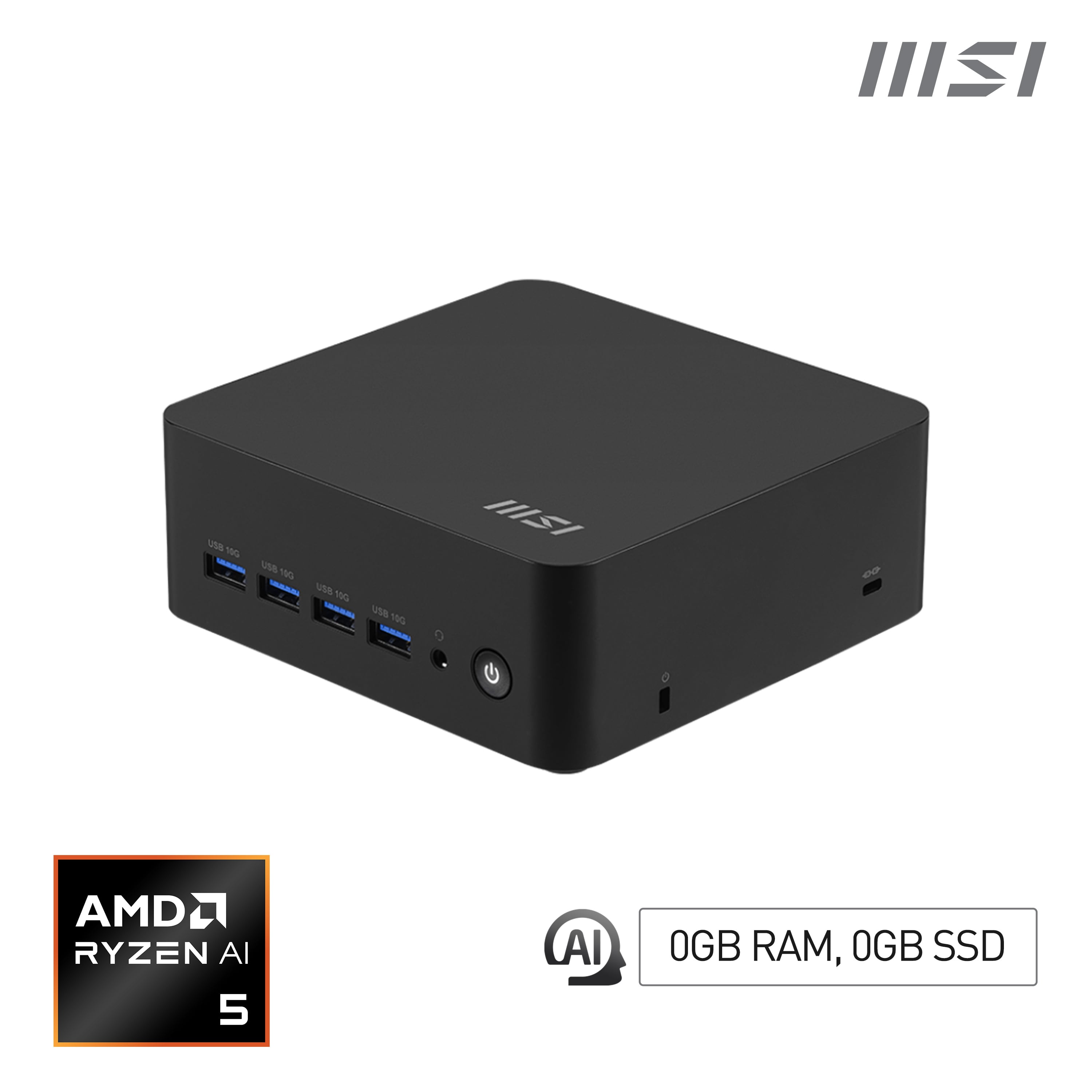 Black / AMD / Ryzen 5 / 8645HS / Integrated Graphics / N/A / 2 slots -Max 64GB RAM / 1*M.2 & 2*2.5i / no HDD / no OS / RZ616 / 5 2 / Aircooling / 120W