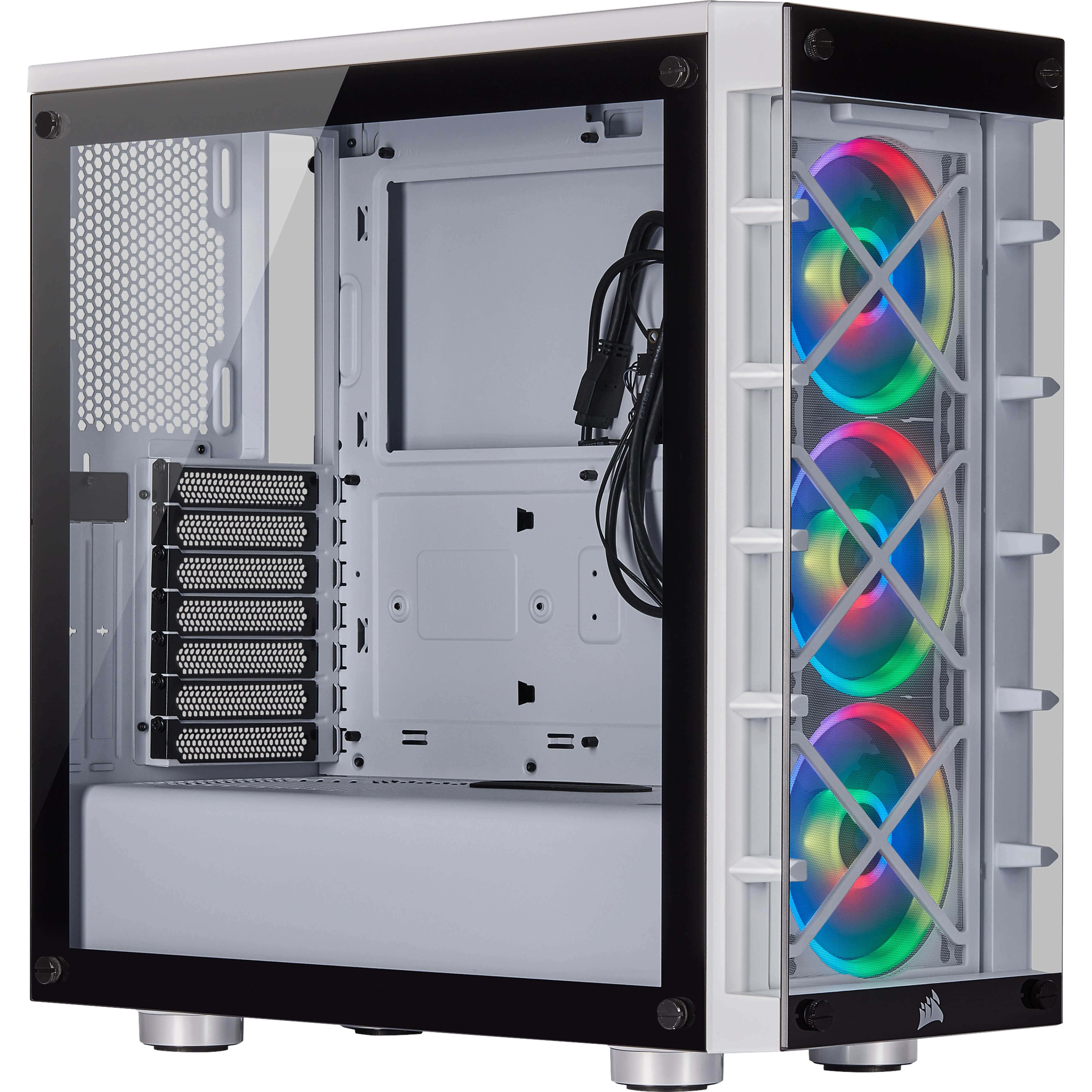 CORSAIR iCUE 465X RGB Smart Case White - Midtowermodel
