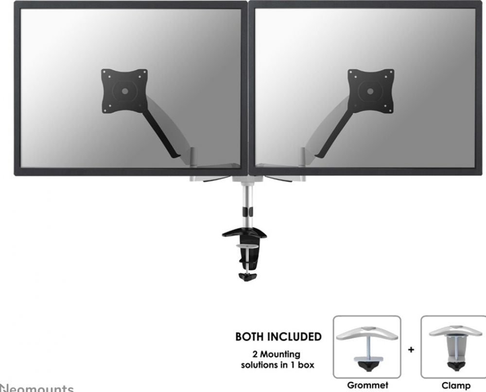 Neomounts FPMA-D950D - Monitorarm voor 2 schermen
