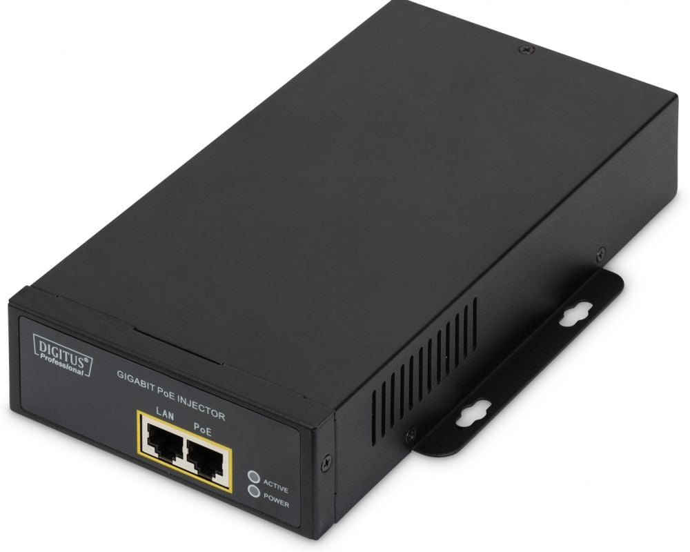 DIGITUS Gigabit PoE++ Injektor 802.3bt 10/100/1000Mbps 95W