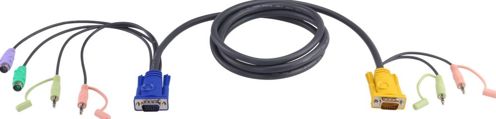 ATEN ATEN 2L-5303P - Kabel voor toetsenbord  muis  video  audio