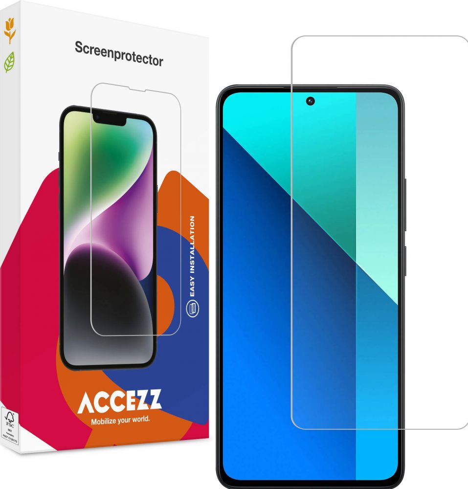 Accezz Gehard Glas Screenprotector Xiaomi Redmi Note 13 (5G) - Transparant