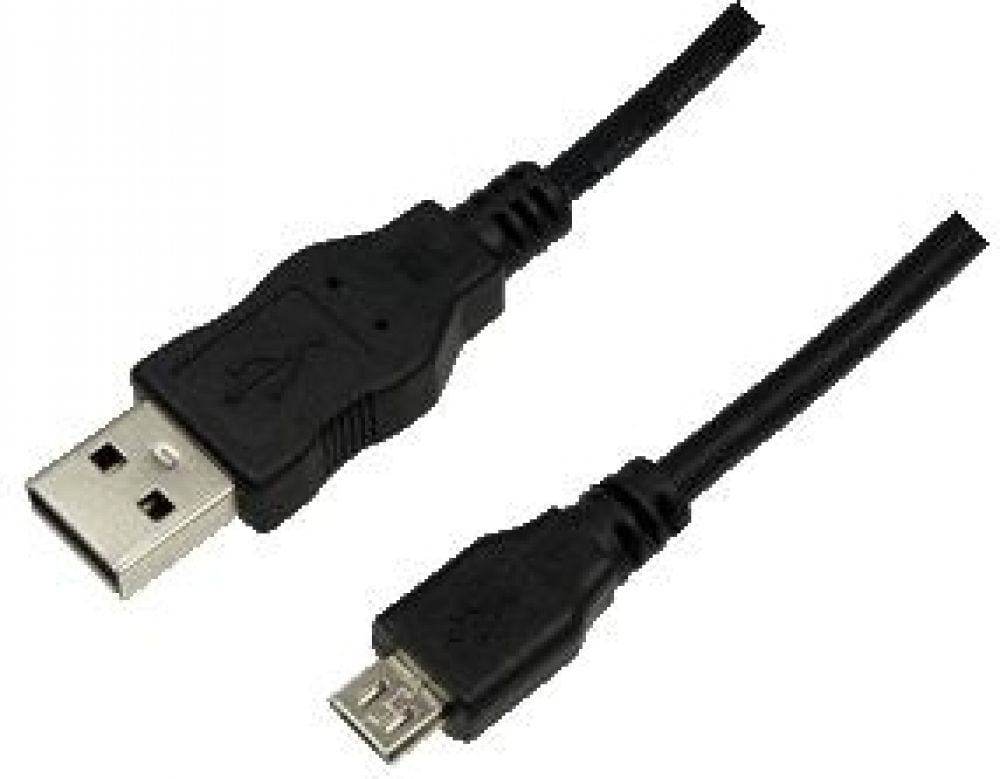 USB Kabel LogiLink A -> micro B St/St 1.00m zw