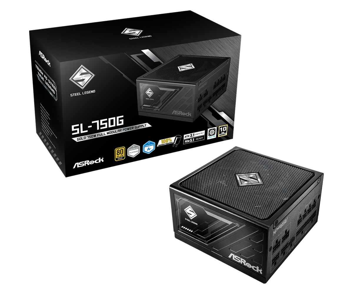 Asrock Steel Legend SL-750G - Voeding