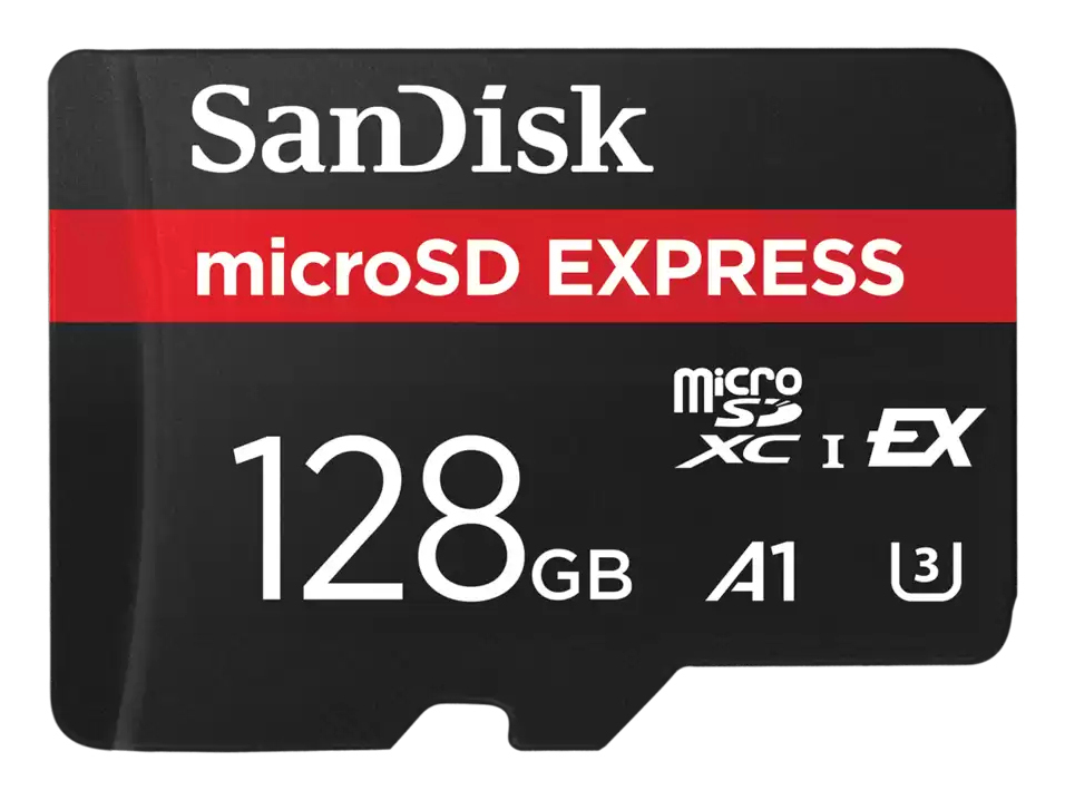 SANDISK Sandisk microSD Express 128GB - Flashgeheugenkaart